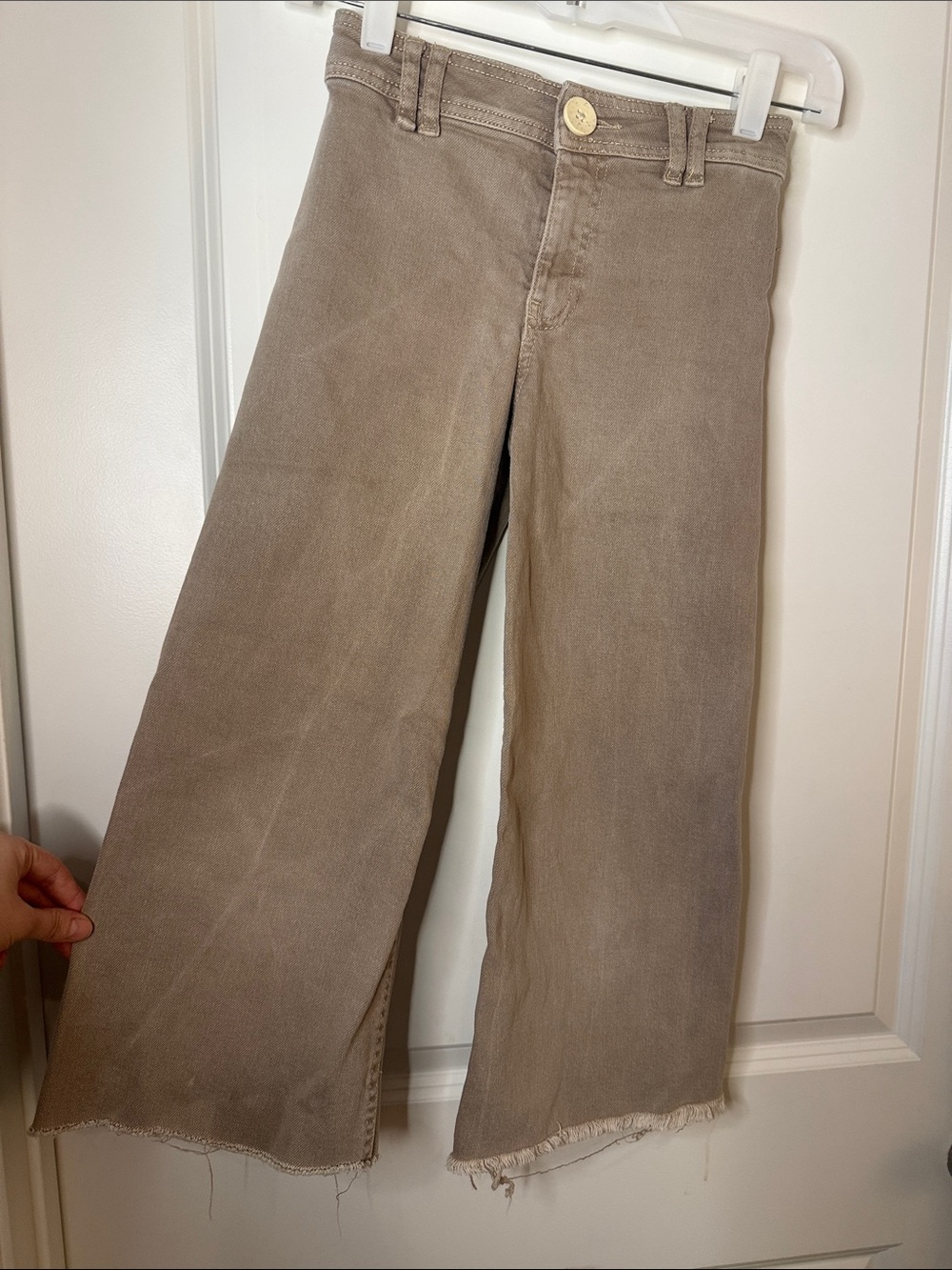 Kids Casual Pants in Taupe